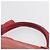 LOEWE Anagram Americana 28 Borsa a mano in pelle rossa argento Auth hk3375 Rosso - vista 8