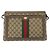 Gucci Borsa GG Supreme Web Sherry Line PVC Beige Oro 02 14 013 Auth 170488 D'oro - vista 2