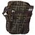 Borsa a Spalla in Tela Zucca FENDI Nera e Marrone Auth ep13292 Nero