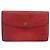 LOUIS VUITTON Clutch Epi Montaigne 27 Rosso M52657 LV Auth 168213 - vista 13