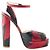 Autre Marque Sandali con Piattaforma Zia di Terry de Havilland Rosso