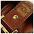 Borsa a Spalla MCM Vicetos Logogram in Pelle PVC Marrone Oro Auth BA9893 D'oro - vista 14
