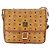 Borsa a Spalla MCM Vicetos Logogram in Pelle PVC Marrone Oro Auth BA9893 D'oro - vista 2