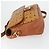 Borsa a Spalla MCM Vicetos Logogram in Pelle PVC Marrone Oro Auth BA9893 D'oro - vista 5