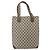 Gucci Borsa Tote GG Supreme in PVC Beige Oro 002 103 1301 Auth ka2063 - vista 3