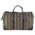 Pequin Borsa Boston in tela Pecan FENDI Nylon 2in1 Nero Marrone oro Auth th6585 D'oro - vista 13