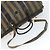 Pequin Borsa Boston in tela Pecan FENDI Nylon 2in1 Nero Marrone oro Auth th6585 D'oro - vista 7