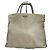Vintage Prada Polyester-Handtasche Grau