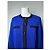 Vintage Yves Saint Laurent Pullover Blau Schwarz M - Ansicht 10