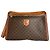 Céline Clutch in pelle monogramma Triomphe Celine Paris vintage marrone