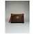 Céline Clutch in pelle monogramma Triomphe Celine Paris vintage marrone - vista 8