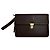Triomphe Céline Clutch in pelle vintage Celine Paris marrone con lucchetto