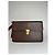 Triomphe Céline Clutch in pelle vintage Celine Paris marrone con lucchetto - vista 9