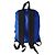Zaino Balenciaga Wheel in nylon blu - vista 5