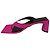 Mules Balenciaga Double Square in pelle rosa e nera - vista 7