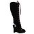 Botas Prada de piel de ternera ante negro - vista 2