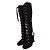 Botas Prada de piel de ternera ante negro - vista 5