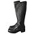 Gucci Monogram GG Black Leather Riding Boots - view 4