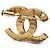 Chanel Coco Mark Strass Brosche Golden - Ansicht 3