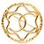 Spilla Chanel Coco Mark in Placcato Oro D'oro