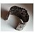 Bracciale a manica in argento sterling e oro 18k di Tiffany & Co. con fiore Nero Bianco D'oro Silver hardware - vista 6