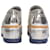 Brogues Prada in pelle argento metallizzato con piattaforma - vista 5