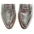 Brogues Prada in pelle argento metallizzato con piattaforma - vista 8