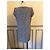 Saint Laurent Trapeze Tweed Kleid Schwarz Weiß Grau - Ansicht 8