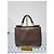 Dolce & Gabbana Borsa a mano Sicily East West in pelle grana marrone di Dolce and Gabbana - vista 4