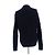 Autre Marque Strickjacke aus gedrehter Wolle Marineblau - Ansicht 2