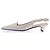 Louis Vuitton Slingbacks a tacco basso argentati e dorati Argento - vista 2