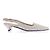 Louis Vuitton Slingbacks a tacco basso argentati e dorati Argento - vista 5