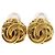 Timeless Orecchini vintage a clip Coco Mark di Chanel D'oro