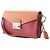 Borsa a spalla 2 in 1 Saffiano BN924K di Prada Rosso Arancione - vista 2