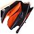 Borsa a spalla 2 in 1 Saffiano BN924K di Prada Rosso Arancione - vista 7