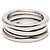 Bulgari Anello Bzero1 a due bande in oro bianco 18K per donne Bvlgari - vista 2