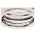 Bulgari Anello Bzero1 a due bande in oro bianco 18K per donne Bvlgari - vista 5