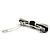 Accessorio per capelli con fiocco in seta Coco Mark di Chanel Nero Bianco - vista 4