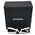 Accessorio per capelli con fiocco in seta Coco Mark di Chanel Nero Bianco - vista 6