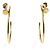 Pendientes de aro Juste un Clou en oro amarillo de 18K de Cartier - vista 2