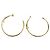 Pendientes de aro Juste un Clou en oro amarillo de 18K de Cartier - vista 3