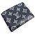 Louis Vuitton Navy Monogram Shadow Bifold Wallet Navy blue