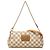 Borsa a spalla Eva con catena Damier Azur di Louis Vuitton Bianco