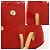 Louis Vuitton Biscayne Bay PM Tote Bag Rot - Ansicht 17