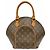 Louis Vuitton Monogram Ellipse PM Handbag Brown