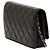 Wallet On Chain Cartera Chanel negra de piel patentada acolchada con cadena CC Negro - vista 2