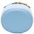 Chanel Mini CC Azul em Couro de Cordeiro Matelassado Vertical Vanity Case Azul claro - vista 3