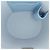 Chanel Mini CC Azul em Couro de Cordeiro Matelassado Vertical Vanity Case Azul claro - vista 4