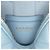 Chanel Mini CC Azul em Couro de Cordeiro Matelassado Vertical Vanity Case Azul claro - vista 5