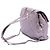 Mochila com aba Ground Control em couro de bezerro iridescente acolchoado rosa da Chanel - vista 2